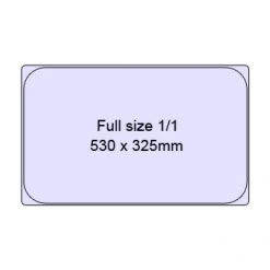 The Stewart Company Stewart Full Size (1/1) Gastronorm Food Storage Container