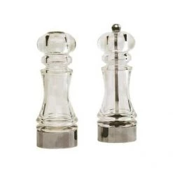 Neville Uk RESTAURANT & BAR Acrylic Pepper Mill & Salt Shaker Set