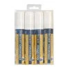 Neville Uk White Chalkmarkers Large (4 Pack)