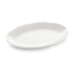 Tablecraft Frostone Frosted Oval Melamine Tray