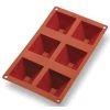 Matfer Bourgeat Non-Stick Gastroflex 6 Mini-Pyramid Mould KITCHENWARE