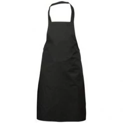 Neville Uk Black Bib Apron Chefs Clothing