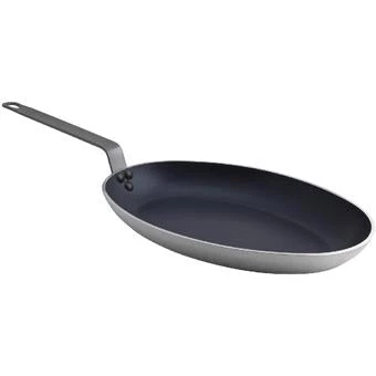 Neville Uk Genware Aluminium Non-Stick Oval Frypan 1 Neville Uk Genware Aluminium Non-Stick Oval Frypan