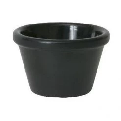 Neville Uk Smooth Black Melamine Ramekin 2oz CROCKERY