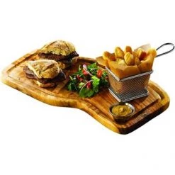 Neville Uk Olive Wood Serving Board 40 X 21cm Service Cutlery