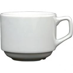 Neville Uk Rg Plain White Stacking Cup CROCKERY