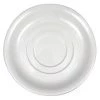 Neville Uk Rg Plain White Double Well Saucer CROCKERY