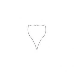 Mileta Signs & Products Deli Pvc Cake Mark White Per 30 110 X50mm