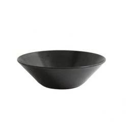 Neville Uk Luna Black Stoneware Serving Bowl CROCKERY