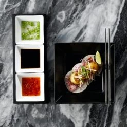 Neville Uk Luna Black Wood Dip Tray (27cm * 10cm)