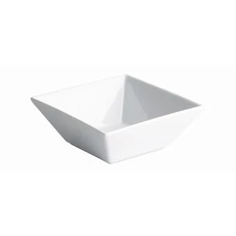 Neville Uk CROCKERY Luna White Square Dip Dish (8cm Squared) 1 Neville Uk CROCKERY Luna White Square Dip Dish (8cm Squared)