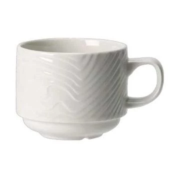 Steelite Optik Stacking Cup, 9118C1020 CROCKERY 1 Steelite Optik Stacking Cup, 9118C1020 CROCKERY