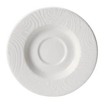 CROCKERY Steelite Optik Saucer (6.5 Inch), 9118C1018 1 CROCKERY Steelite Optik Saucer (6.5 Inch), 9118C1018