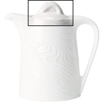 Steelite Optik Beverage Pot Lid, 9118C1034 1 Steelite Optik Beverage Pot Lid, 9118C1034