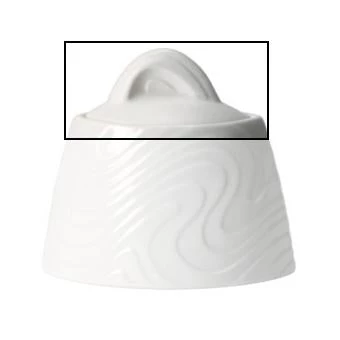Steelite Optik Sugar Jar Lid, 9118C1030 1 Steelite Optik Sugar Jar Lid, 9118C1030
