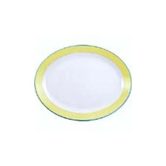 Steelite Rio Yellow Oval Dish 12 Per 12 CROCKERY 1 Steelite Rio Yellow Oval Dish 12 Per 12 CROCKERY