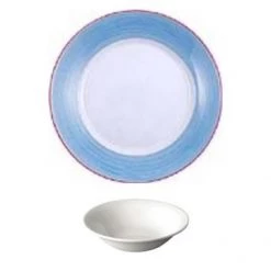 CROCKERY Steelite Rio Blue Oatmeal Bowl