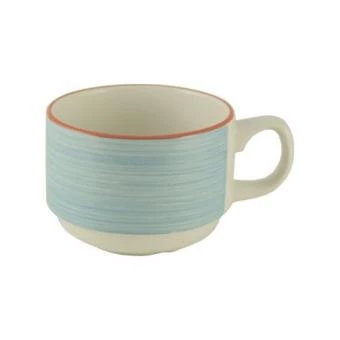 CROCKERY Steelite Rio Blue Stacking Cup (7oz) 1 CROCKERY Steelite Rio Blue Stacking Cup (7oz)