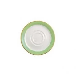 Steelite Rio Green Double Well Saucer (4 5/8 CROCKERY