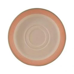 CROCKERY Steelite Rio Pink Double Well Saucer (4.625 Inch)
