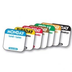 NCCO International Kit-Food Label 1 Sq Mon-Sun(7) Remov