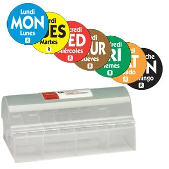 NCCO International Deli Tickets & Food Labels Kit- Dispenser+Rnd Label Mon-Sun(7) Remov 1 NCCO International Deli Tickets & Food Labels Kit- Dispenser+Rnd Label Mon-Sun(7) Remov