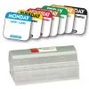 NCCO International Kit- Dispenser+Sq Label Mon-Sun(7) Remov