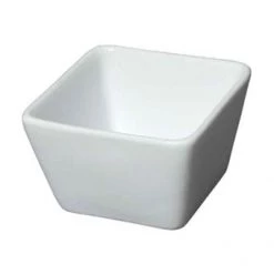 Neville Uk Genware White Square Dish 8.5 X 5.5cm