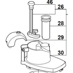 Robot Coupe Veg Lid Only Complete R402A/R302