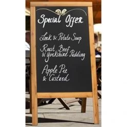 Neville Uk Sandwich Board Teak Frame 85cm X 55cm RESTAURANT & BAR