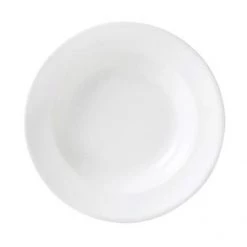 CROCKERY Steelite White Soup/Pasta 9.5