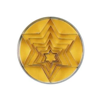 Contacto KITCHENWARE Pastry Cutters Star Set Of 7 1 Contacto KITCHENWARE Pastry Cutters Star Set Of 7