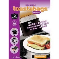 Planit Products Toastabags Resusable Toastie Bags (Twin Pack) KITCHENWARE