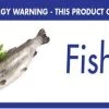 Mileta Signs & Products Allergy Buffet Notices (Fish)
