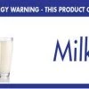 Mileta Signs & Products Allergy Buffet Notices (Milk)
