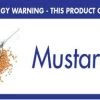 Mileta Signs & Products Allergy Buffet Notices (Mustard)