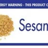 Mileta Signs & Products Allergy Buffet Notices (Sesame)