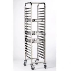 Neville Uk Trolleys Gastro Trolley S/Steel 20 Shelves