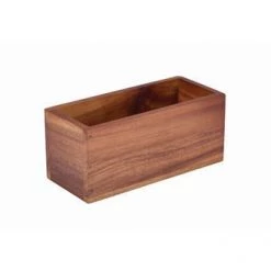 Neville Uk Buffet Acacia Wooden Table Caddy 23 X 10 X 10cm