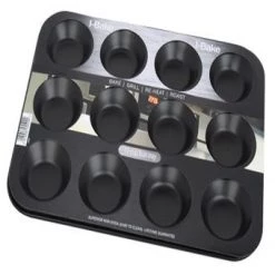 Pendeford Housewares I Bake Bun Tray 12 Hole Non Stick KITCHENWARE