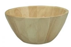 Apollo Housewares Hevea Wooden Salad Bowl Buffet Plates & Bowls