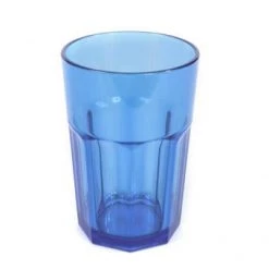 Harfield Components Glassware Tumbler American Copolyester 12 Oz Blue
