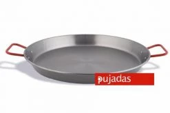 Pujadas Paella Pan Black Steel 40 Cm 9 Po KITCHENWARE