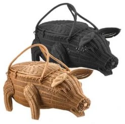 Westmark Serving Accessories Saleen Piggy Basket Beige