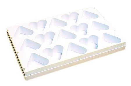 KITCHENWARE Matfer Mould Plaques Heart 75X70 Mm 1 KITCHENWARE Matfer Mould Plaques Heart 75X70 Mm