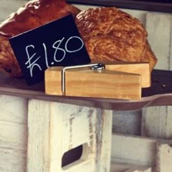 Neville Uk RESTAURANT & BAR Wooden Peg Sign Holder