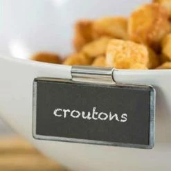 Tablecraft Serving Accessories Stainless Steel Chalkboard Tag