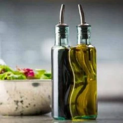 Tablecraft Gemelli Oil / Vinegar Bottle 2 Piece Set