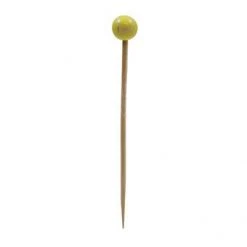 Tablecraft Tennis Ball Bamboo Picks (Pack Of 100) Serving Accessories