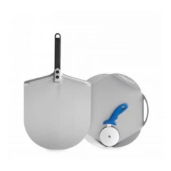 GI Metal Kit "A Casa Mia" For Homemade Pizza - Head 30cm - Handle 25cm Pizza Equipment